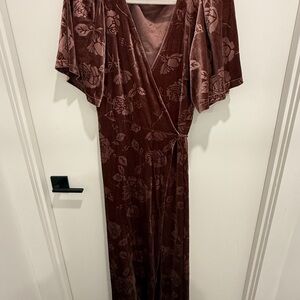Baltic Born Velvet Wrap Dress